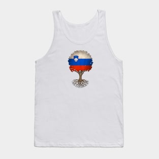 Tree of Life with Slovenian Flag Tank Top